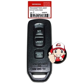 REMOT/TRANSMITTER SCOOPY & VARIO 125 TAHUN 2017 KODE SPAREPART 72147K93N02