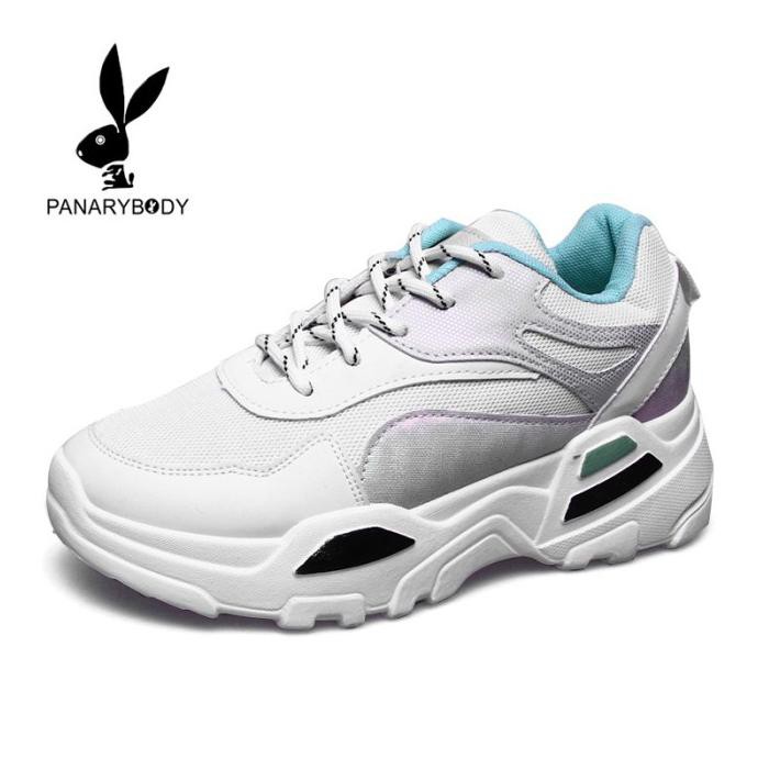 PROMO Impor muda Hitam Putih Sepatu COD Sneakers Sepatu Cewe Korea Original
