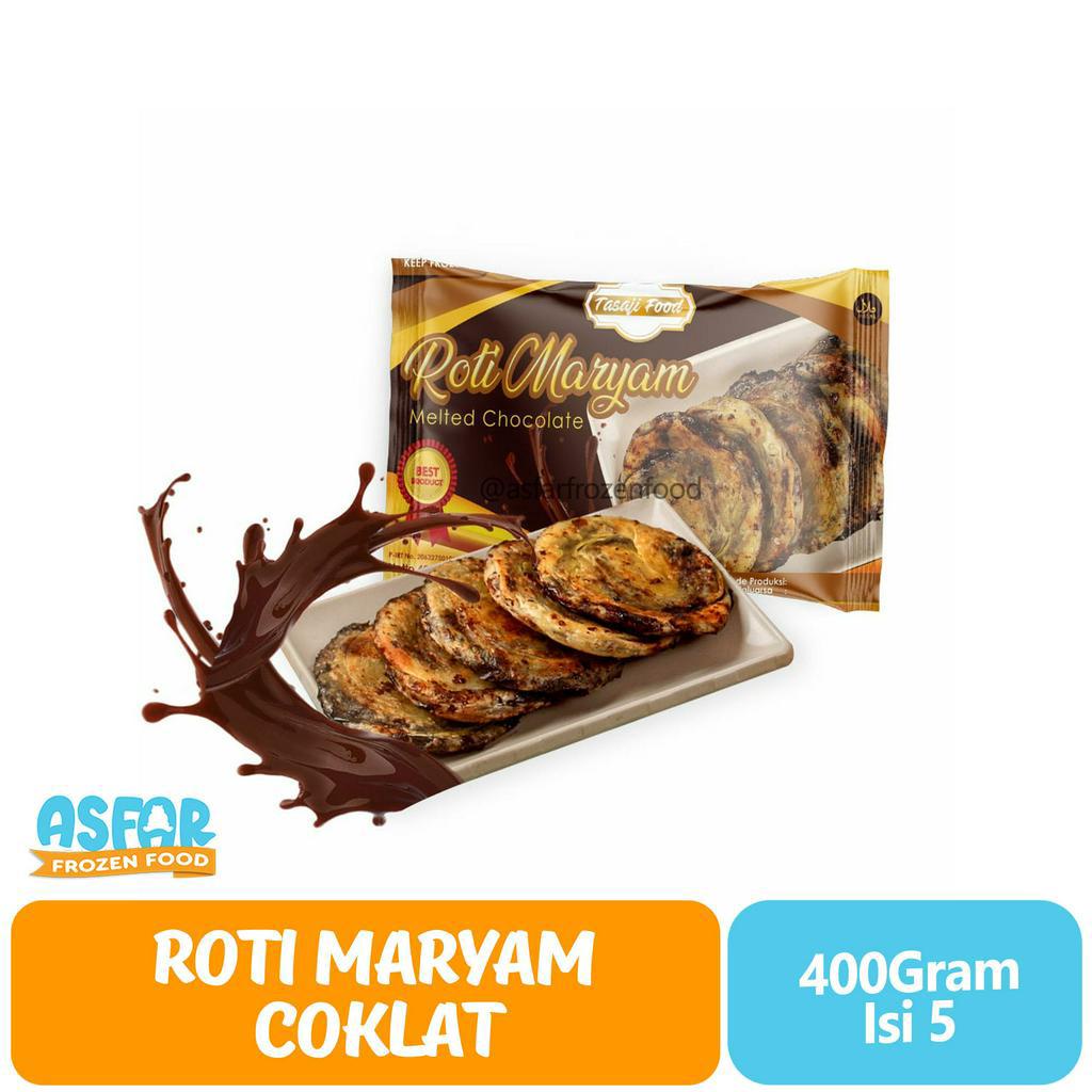 

Coklat, Roti Maryam Cokelat Lumer Isi 5