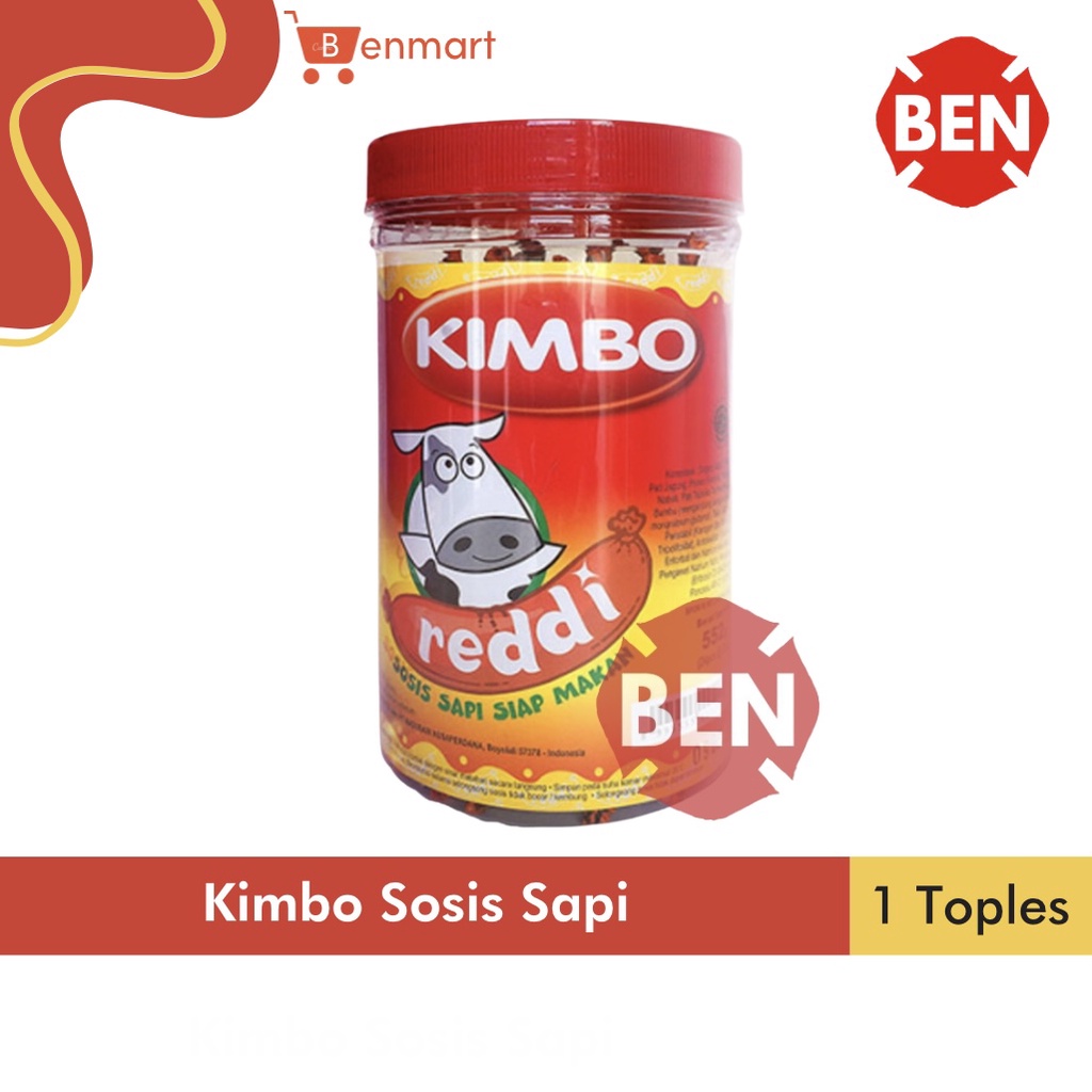 

Kimbo Sosis Sapi Siap Makan 1 Toples 552g 552gr 24 Pcs Reddi