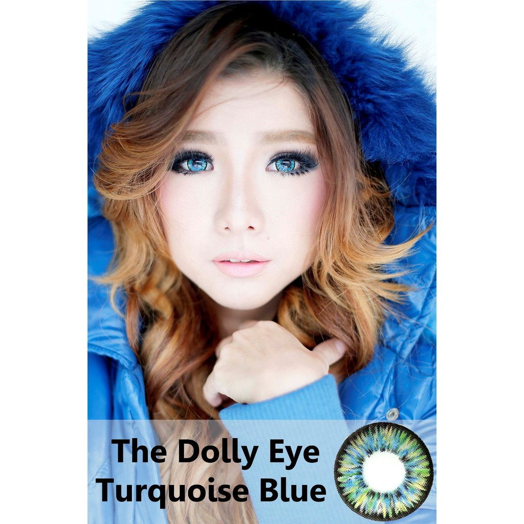 Softlens Dolly Eye Glamour 22.8mm King Size Soft Lens Big Eyes Minus Murah Original Import Korea