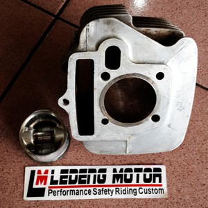 Boring Blok Silinder Supra Original + Seher Piston Kit Vario