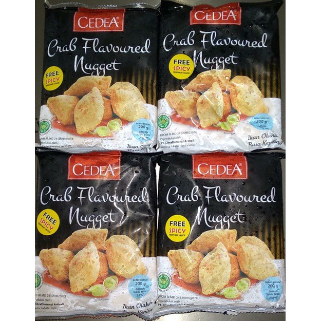 

CEDEA CRAB NUGGET FLAVOURED 200 GRAM