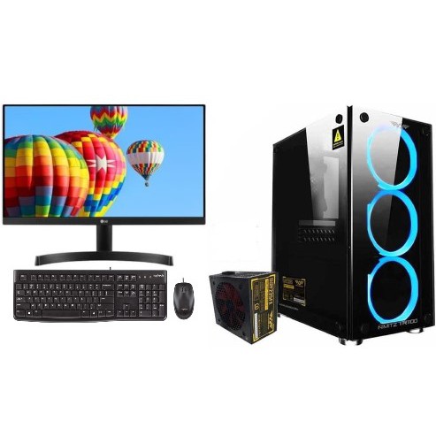 PC Gaming Lengkap Ryzen 3 3200G With Vega 8  SSD 120 GB Monitor 24