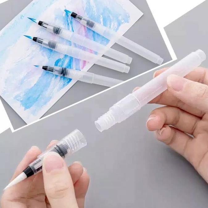 

Water Paint Brush Water Color Paint Brush Set Kuas Lukis Cat Air
