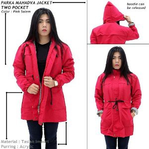 Jual Jaket Parka Taslan Import Wanita Murah