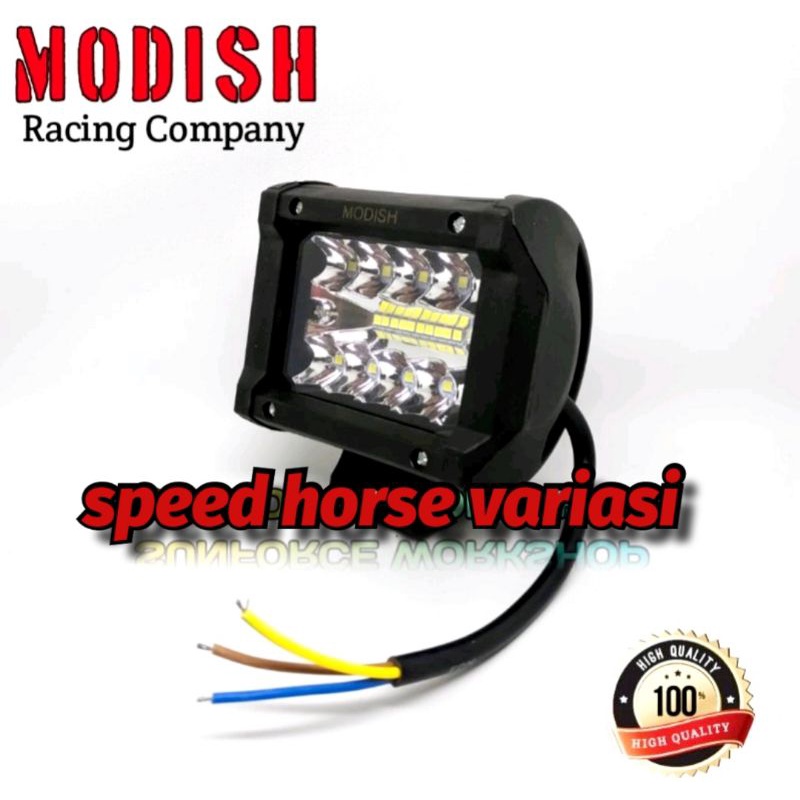 Lampu Tembak Motor 4595 Modish 10 Led DC-12V STEADY FLASH