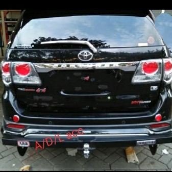 Towing bar arb pengaman besi bemper BUMPER  belakang towing bar TOYOTA fortuner new