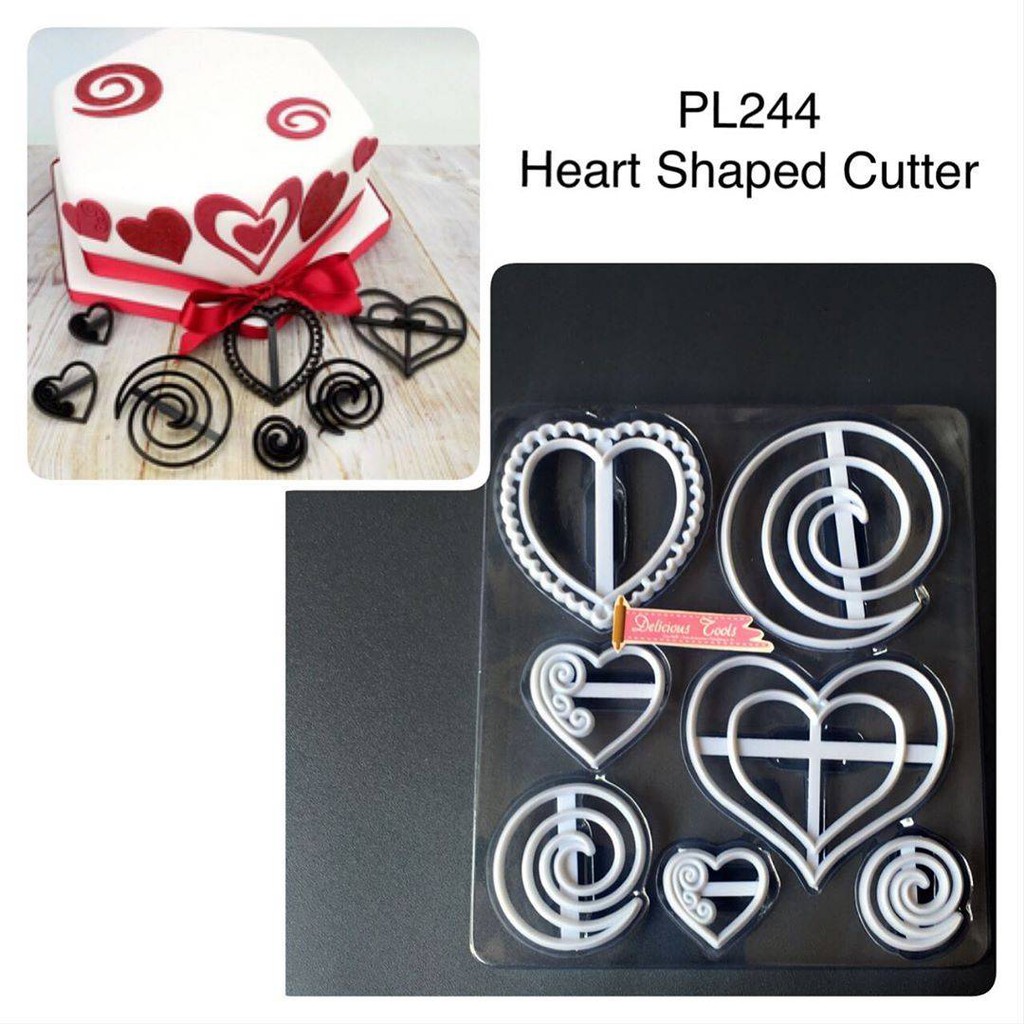 

PL244 Heart Shaped Cutter Stamp
