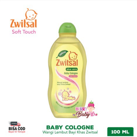Zwitsal Natural Baby Cologne Soft Touch 100 ml Parfum Bayi Anak