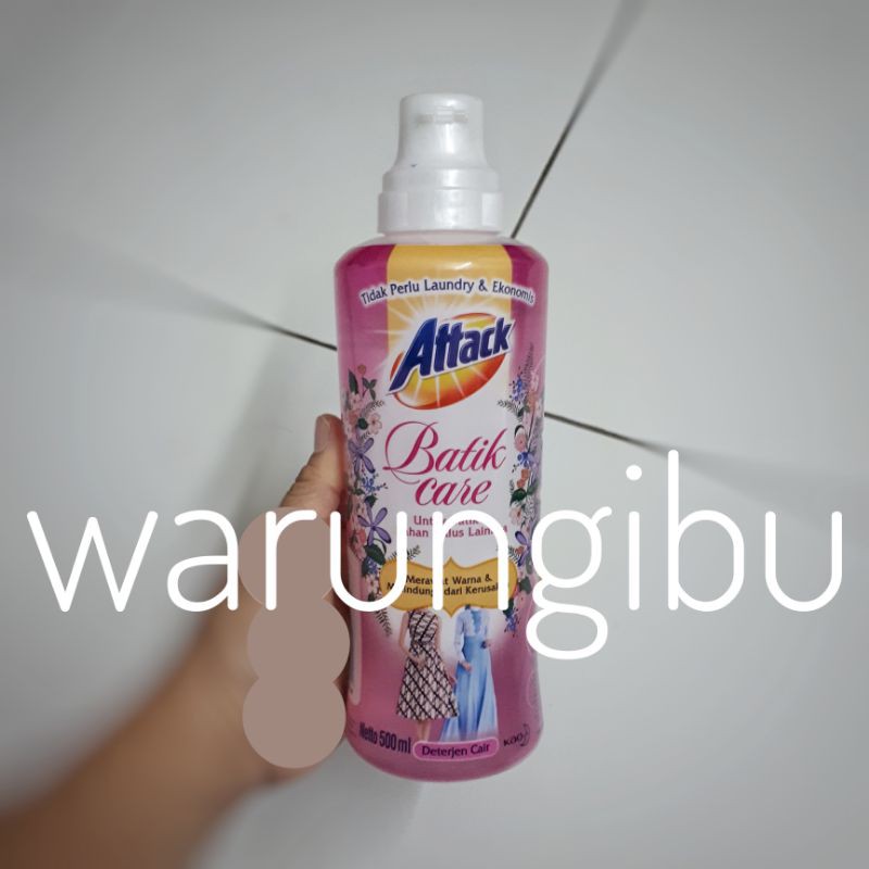 Attack Batik Cleaner /Sabun Cair Khusus Pencuci Baju Batik Dan Bahan Halus Lainnya