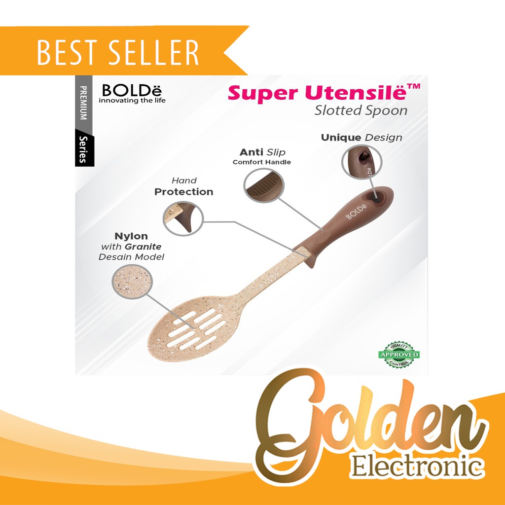 BOLDe Super Utensile SLOTTED SPOON / Sendok Lubang