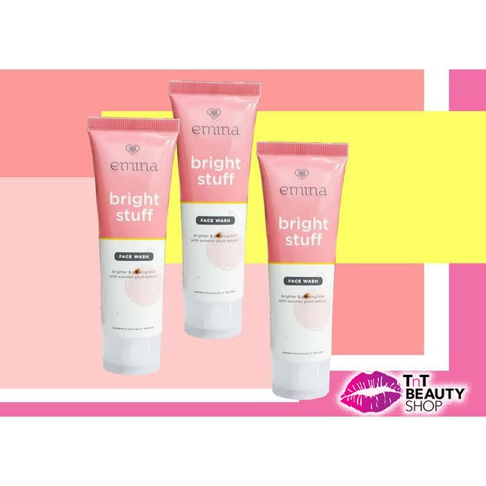 Emina Bright Stuff Face Wash | Emina Sabun Wajah | Shopee Indonesia