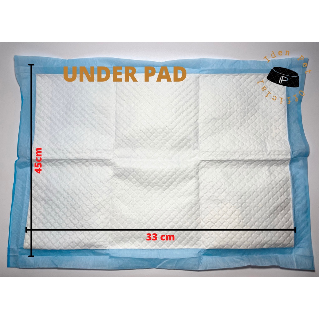 Perlak Alas Tatakan Underpad Bayi Pee Pad Poop Pipis Anjing 33 x 45 cm