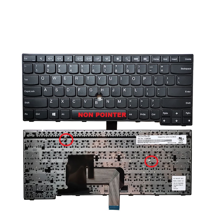 eyboard Laptop Lenovo Thinkpad E450 E450C E455 T450 E470 W450