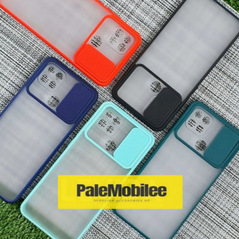 Oppo A15s Case SLIDING CASE Macaron Protector Kamera Matte Shockproof OPPO A15S