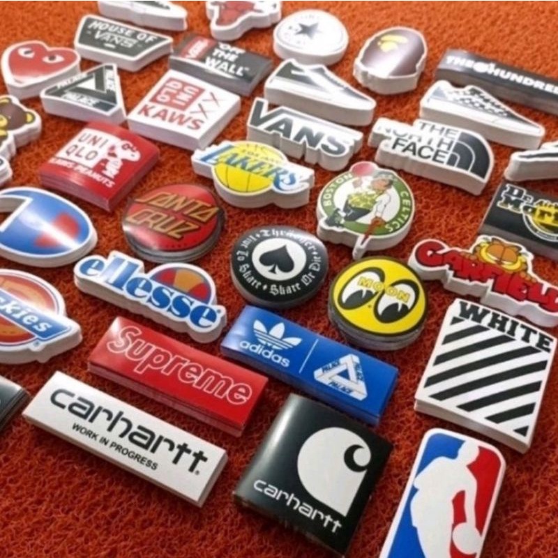 {Harga Satuan] STIKER GRAFTAC BERVARIAN GAMBAR BRAND ORIGINAL DISTRO