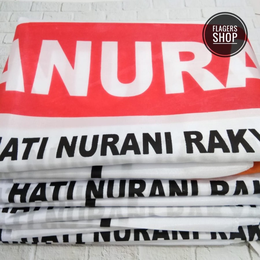 

[ISI 50 PCS] Bendera Partai Hanura 60x90 cm
