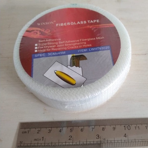 Lem Plafon / Fiber Glass 1&quot;/LEM FIBER TAPE 1&quot;/LAKBAN GYPSUM LEM PLAFON+LEM TERLARIS/ FIBER TAPE