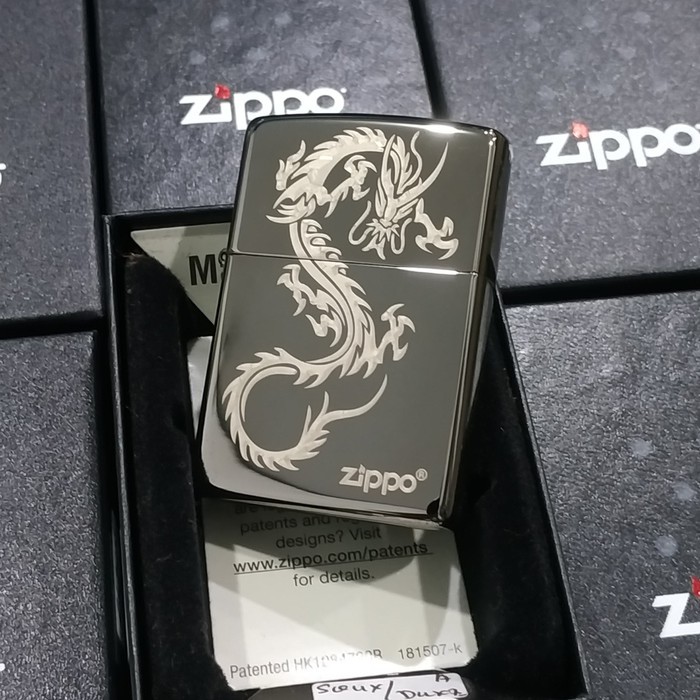 ZIPPO LIGHTER / MANCIS KOREK API ZIPPO ORIGINAL- CHINESE DRAGON DESIGN