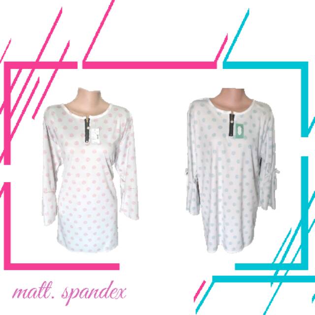 Atasan polkadot / blouse polkadot