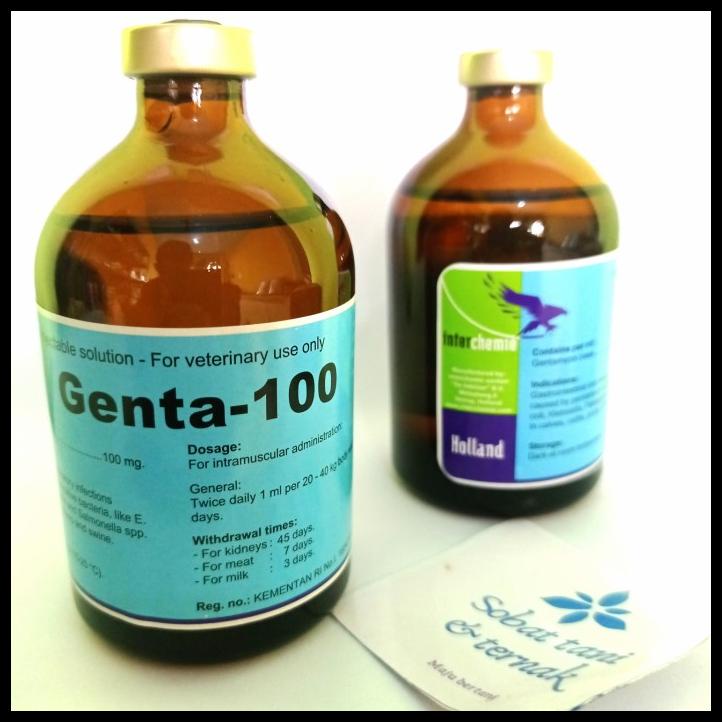 Genta-100 Antibiotik Hewan Gentamycin Terbaru