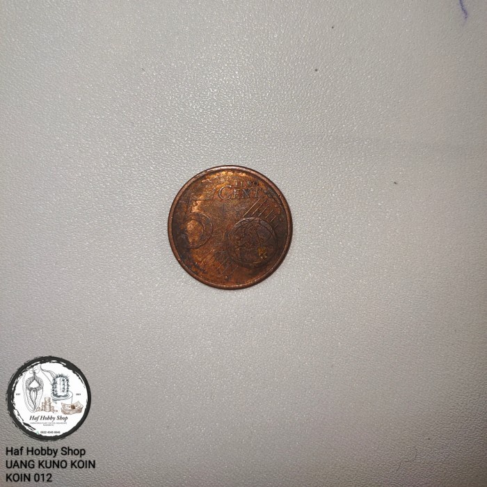 Koin Kuno 5 Euro Cent Espana Tahun 2005