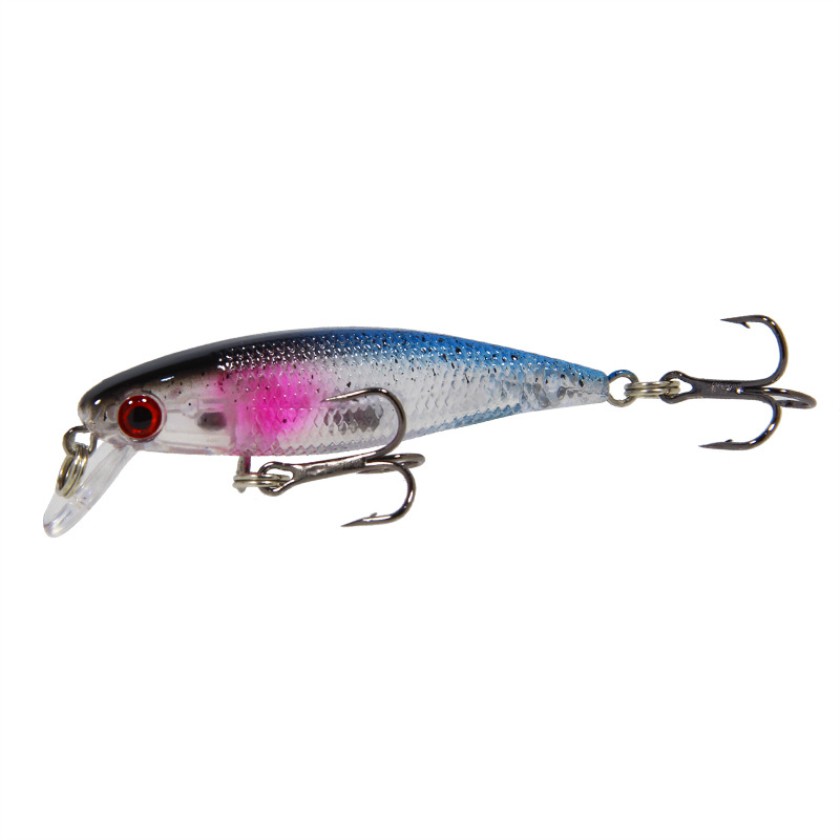 Shengyao 1Pcs Umpan Ikan Minnow Pancing 4.3g 6.5cm Untuk Memancing Ikan Bass Fishing Lure Swimbait Bait