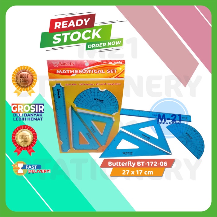 

PENGGARIS SET BUTTERFLY BT17206