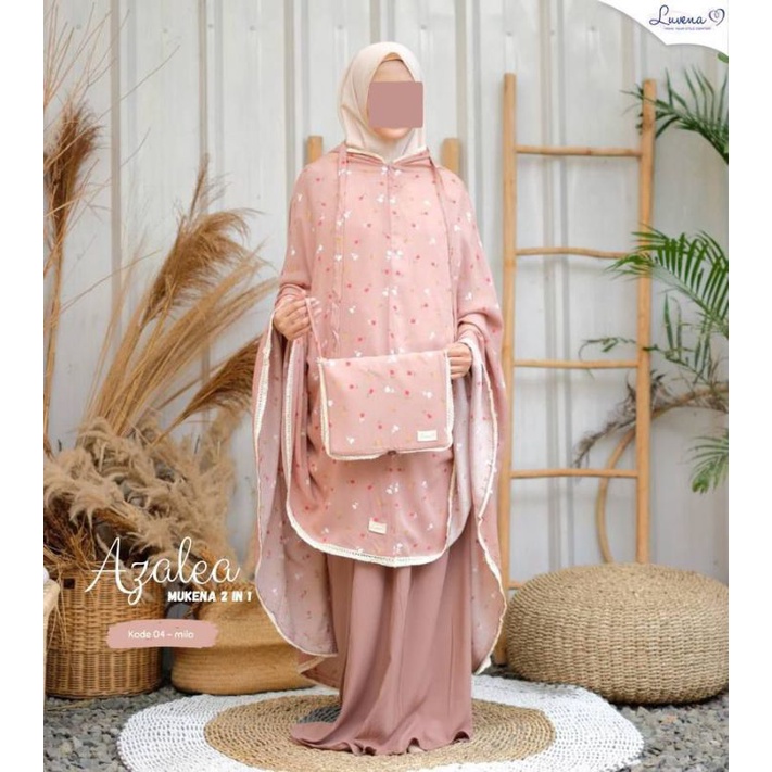 Mukena 2 in1 | By LUVENA ORI | Mukena dua versi Mukena jubah mukena rayon | resleting depan
