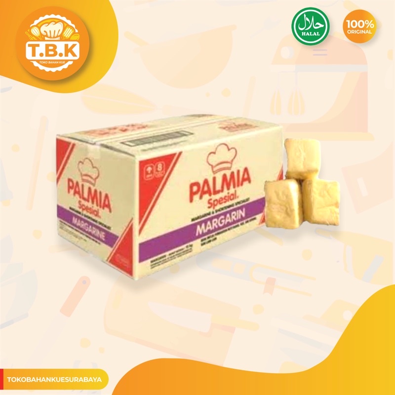 

Margarin PALMIA Spesial Serbaguna 500gr / Repack Kiloan Timbangan / Toko Bahan Kue TERMURAH