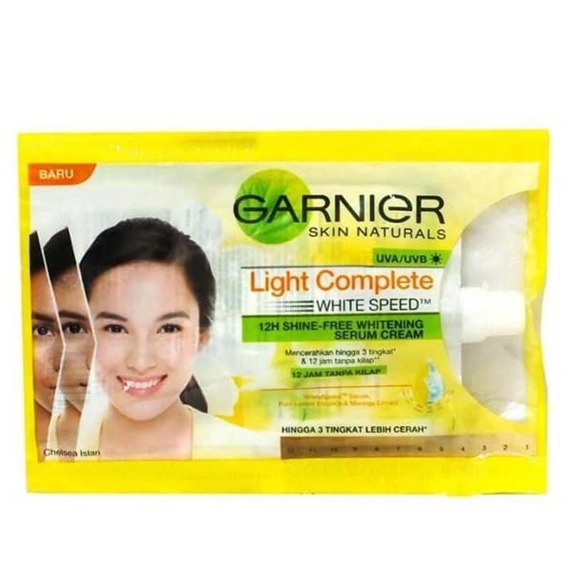 [RENCENG ISI 12 SACHET SERUM CREAM] Garnier Bright Complete Whitening Serum Cream