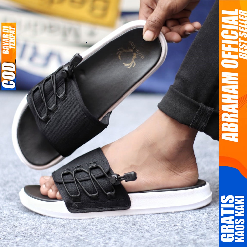 Sandal Casual Pria Sandal Slide Pria Sendal Selop Cowok Fashion Terbaru Keren