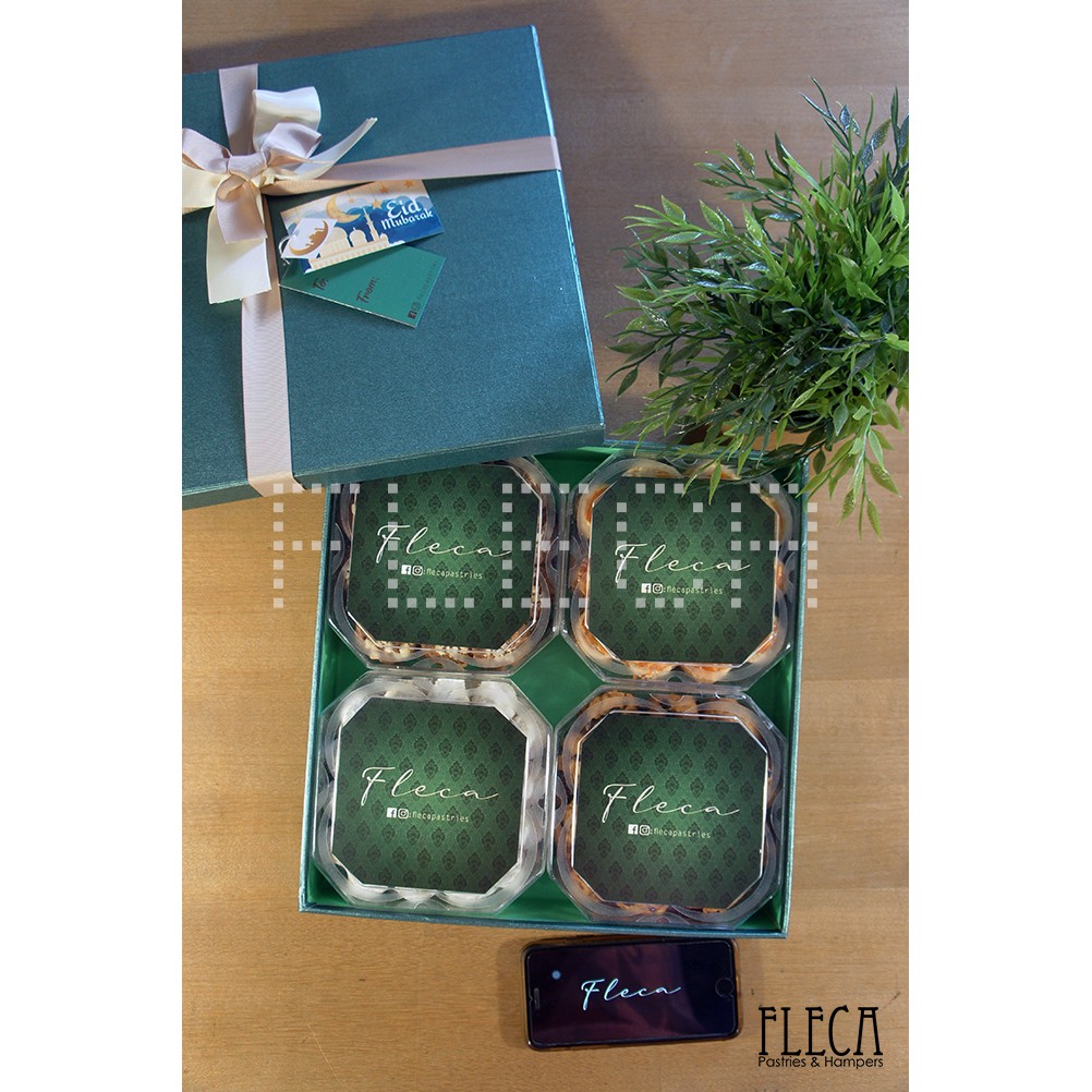 

HAMPER KUE KERING LEBARAN ISI 4 PREMIUM HAMPERS EXCLUSIVE MURAH PARCEL