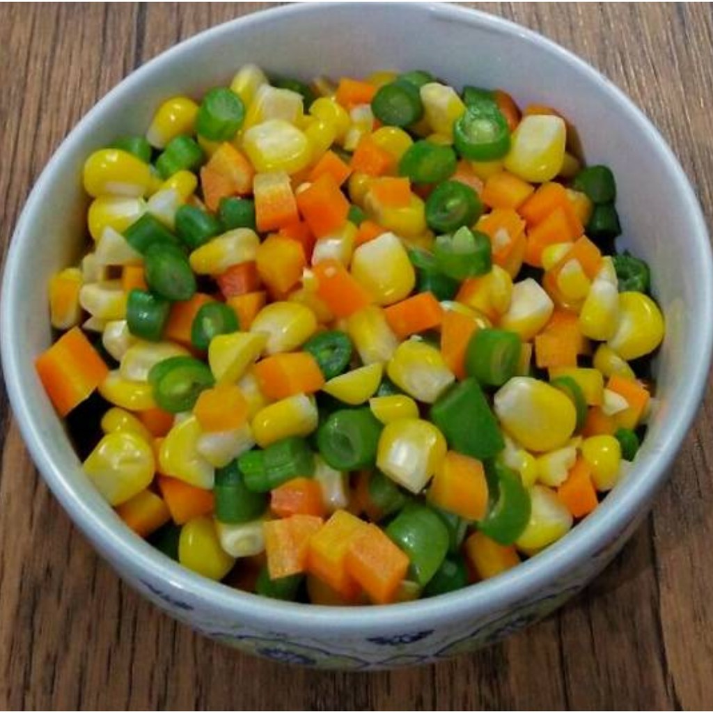 

Sayur Beku Mix Vegetables 1 kg Sayuran Beku