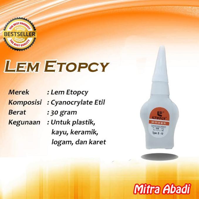 

Lem Etopcy Original / Lem Korea Cair Serbaguna BIG SALE
