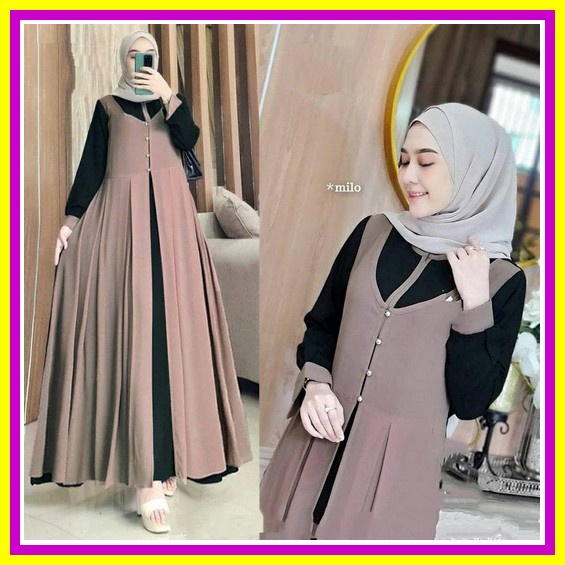 Gamis Wanita Gamis Jumbo Ramadhan 2022 Dres Kondangan Elegan Dress Wanita Muslimah Gamis Lebaran Dew