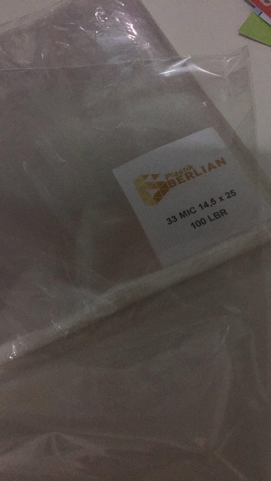 Plastik Opp 14.5 X 25 Cm Seal