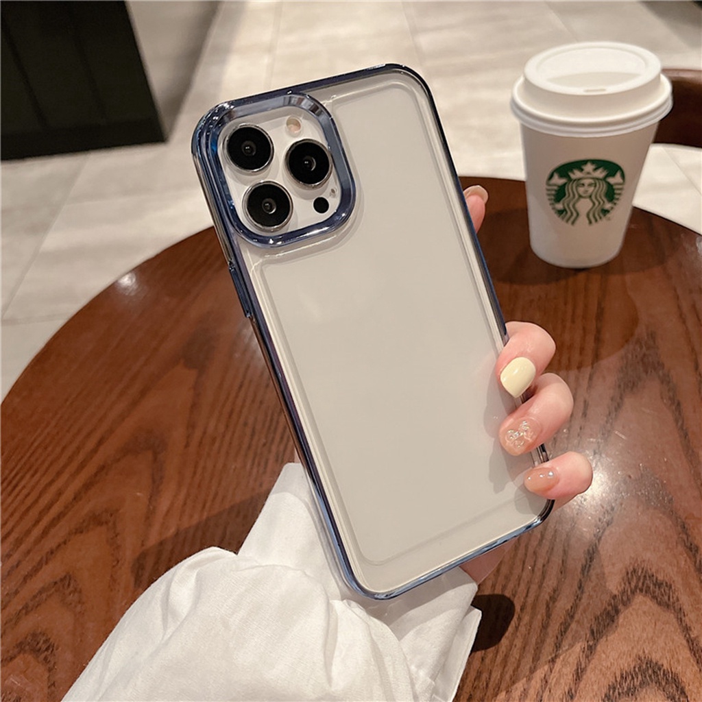 (Gen2) Soft case Tpu Transparan Untuk iPhone 13 12 11 Pro MAX XS MAX XR X 7 + 8 Plus