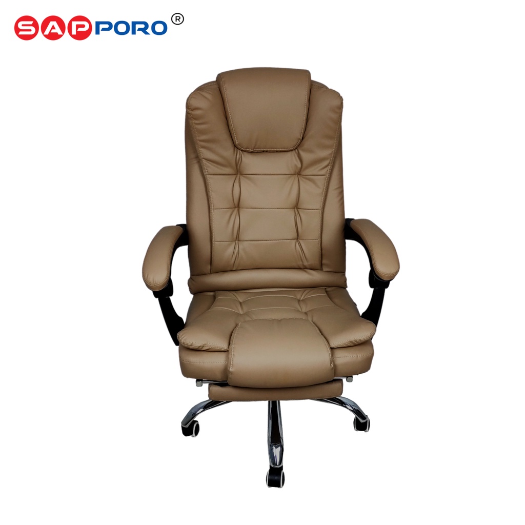 SAPPORO LEEDS - Kursi Kantor | Kursi Direktur | Office Chair-Dark Brown