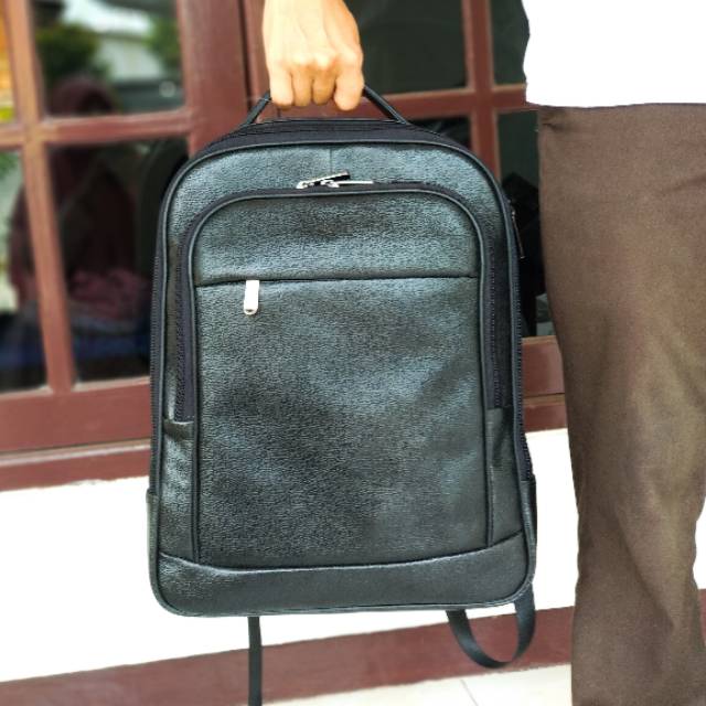 [VALQO] DULOZ Tas Ransel Kulit Sapi Tas Punggung Rangsel Laptop Kerja Backpack Pria Wanita