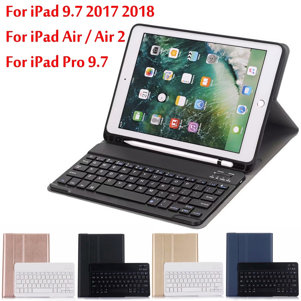 Keyboard Bluetooth Wireless Ultra Tipis Bahan Kulit PU