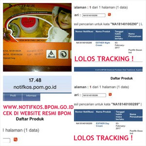 CREAM ESTHER BPOM / POM ORIGINAL