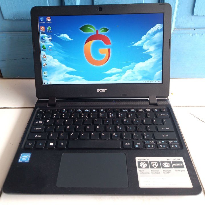 Acer ES1-132 Slim Tipis SSD 128GB RAM 4GB Windows 10 Original Ori Bluetooth Netbook Notebook Second