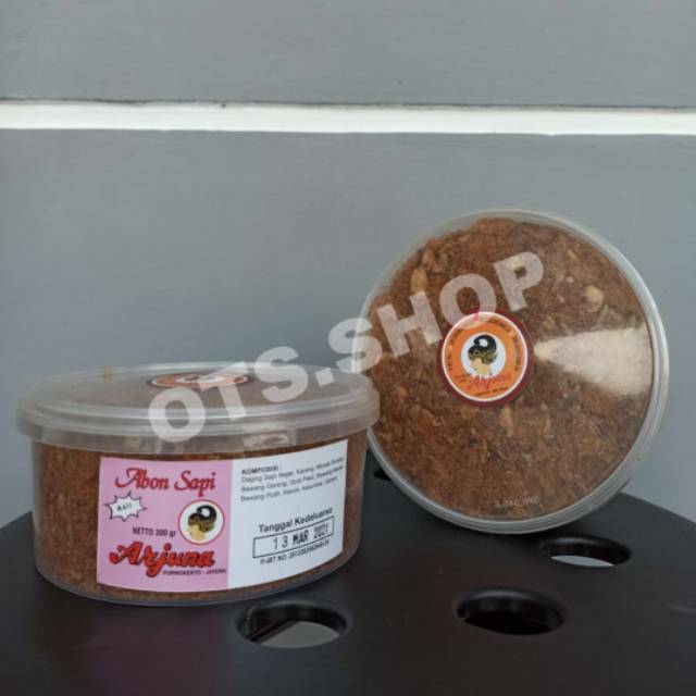 

ARJUNA ABON SAPI + BAWANG GORENG 300 GRAM (KEMASAN TOPLES SEALWARE)