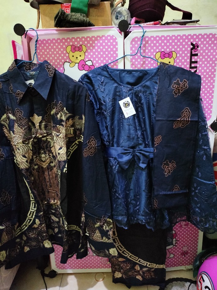 Batik Couple Kebaya Tunangan Pinguin Filya Wisuda Seserahan Kondangan