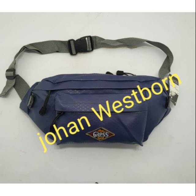 Tas Waist Bag Pria Gress ORIGINAL produk