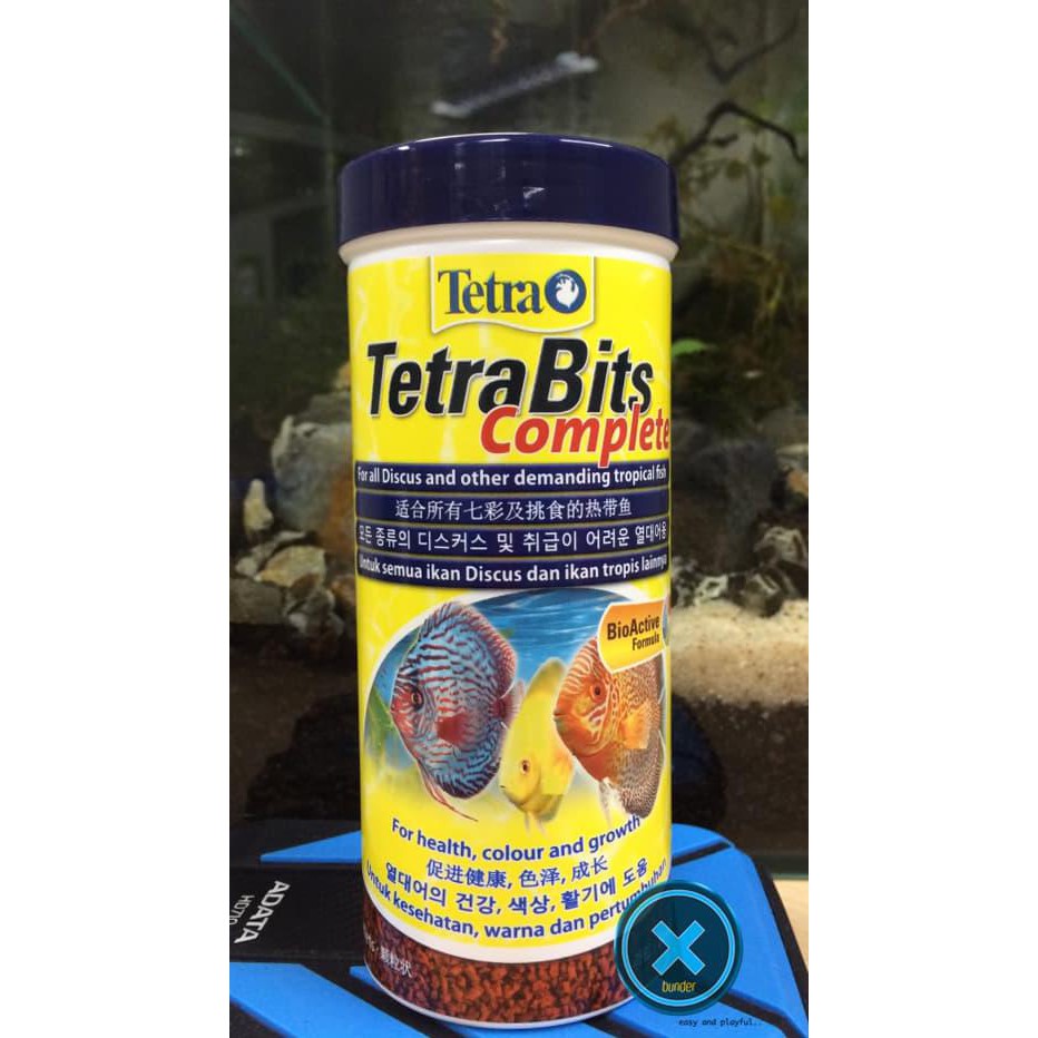 Dijual Tetrabits Complete 90Gr Pakan Ikan Diskus & Ikan Hias Lainnya Terjarmin