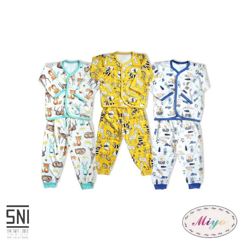 1 pc Setelan Panjang Anak SML Motif Miyo