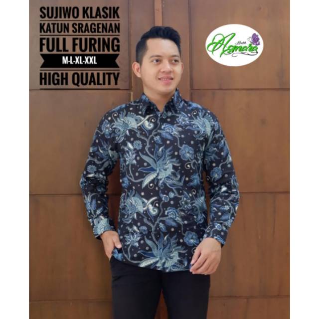 KEMEJA BATIK SOLO SUJIWO KLASIK BATIK PRIA